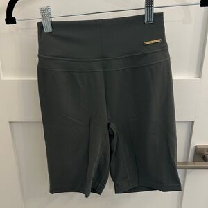 Women's High-Waisted Gray Shorts